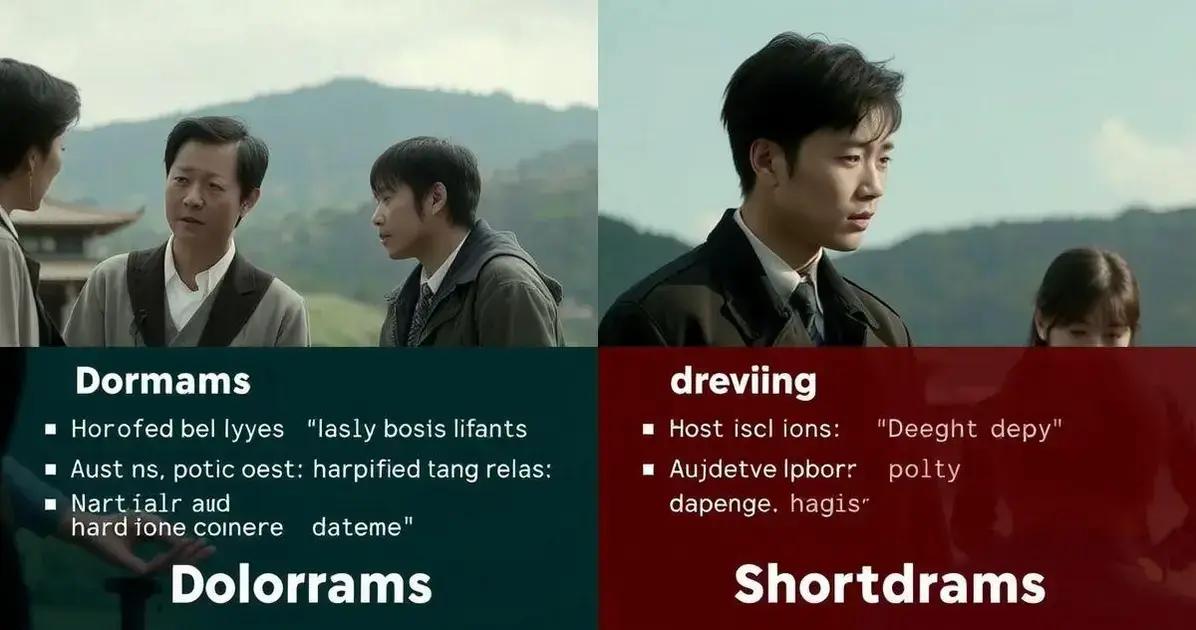 Dorama vs Shortdrama: Diferencias Clave